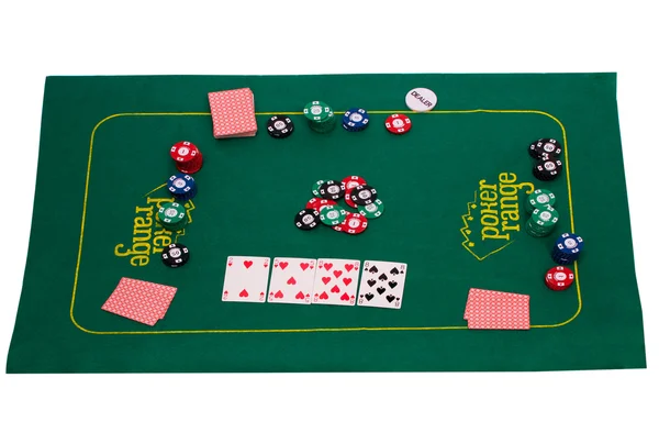 Главная игра в покер — стоковое фото