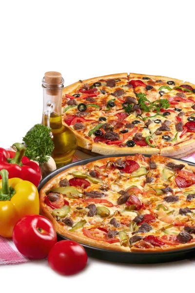 Italiaanse pizza Rechtenvrije Stockafbeeldingen