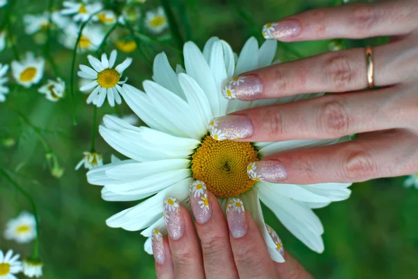 Diseño de arte de uñas — Foto de Stock