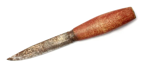 Cuchillo viejo oxidado — Foto de Stock