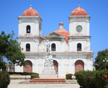 San Fulgencio's Church at Gibara, Cuba. clipart