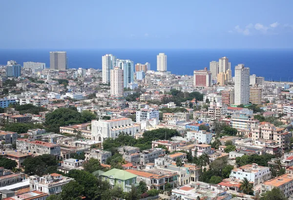Aerial view of Vedado Quarter in Havana, Cuba — Stock Photo, Image