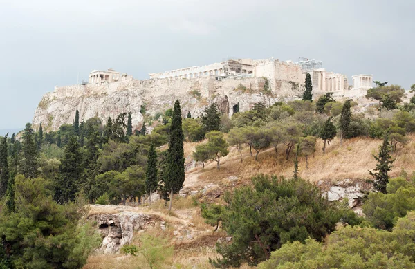 Pártenon na Acrópole de Atenas, Grécia — Fotografia de Stock