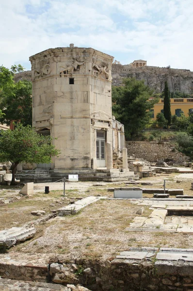 La Torre dei Venti (L'Horologion) ad Atene, Grecia — Foto Stock