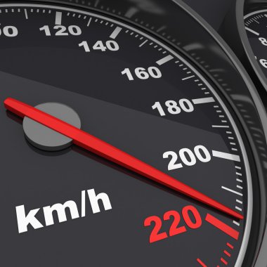 Car speedometer clipart