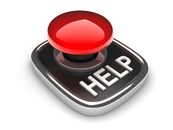 Ajuda botão — Fotografia de Stock