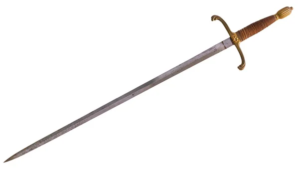 Středověká dlouhý meč — Stock fotografie