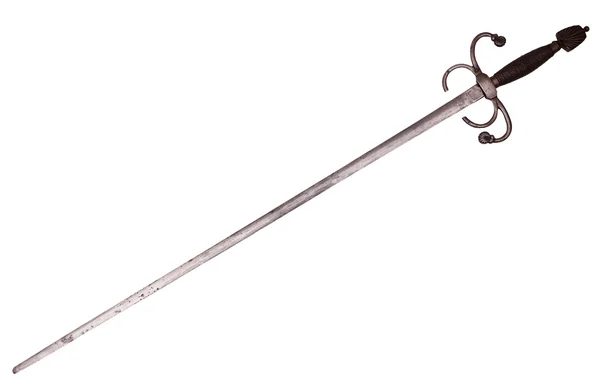 Старый длинный меч — стоковое фото