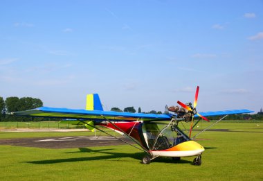 Ultralight plane clipart