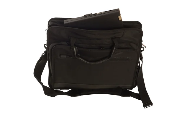 Väska med laptop — Stockfoto