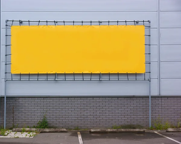 Empty yellow sign — Stock Photo, Image