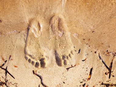 Sandy feet clipart