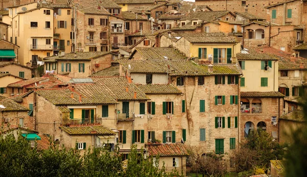 Os telhados de Siena — Fotografia de Stock
