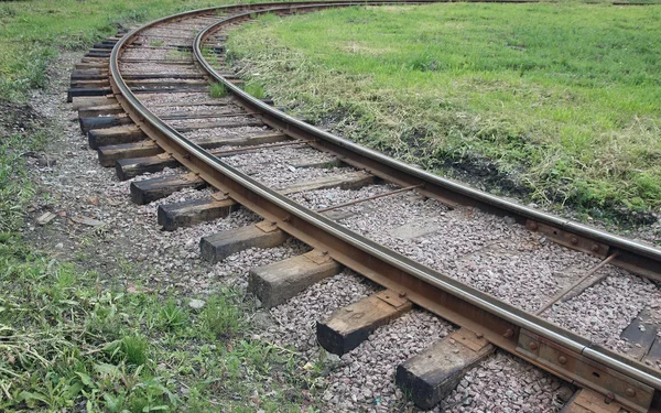 stock image Old railway rails.