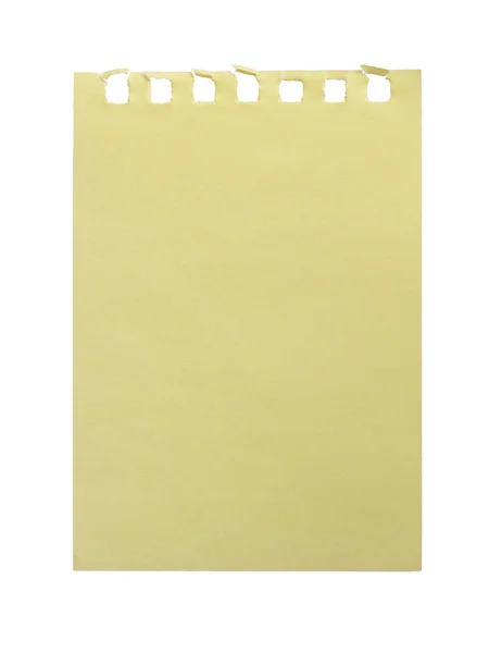 Carta gialla . — Foto Stock