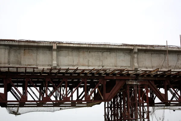 Bridge під будівництво — стокове фото
