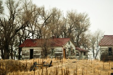 Abandoned Farm Buildings clipart