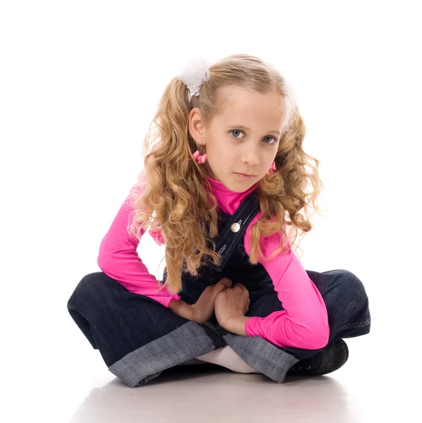 Portrett av en ung jente – stockfoto