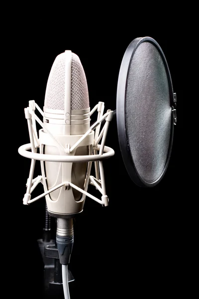 Profesionální studiový mikrofon — Stock fotografie