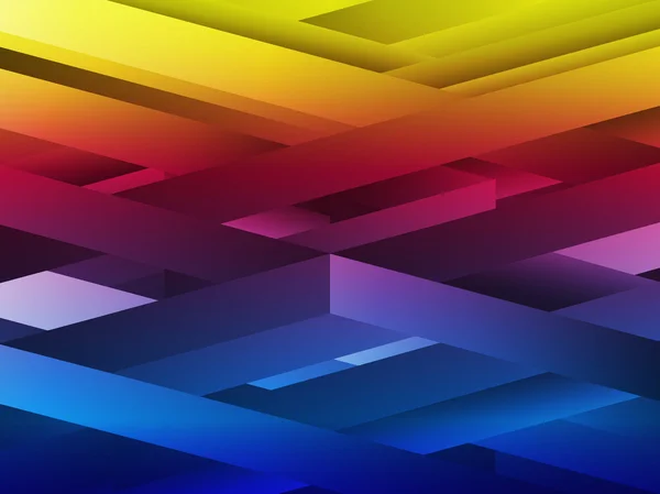 Regenboog abstracte geometrische lijnen achtergrond. — Stockvector
