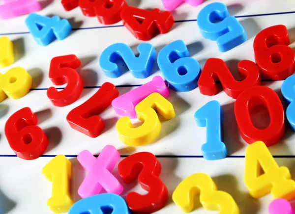 Close-up of numbers. More from this series on my portfolio! — Stock Photo, Image