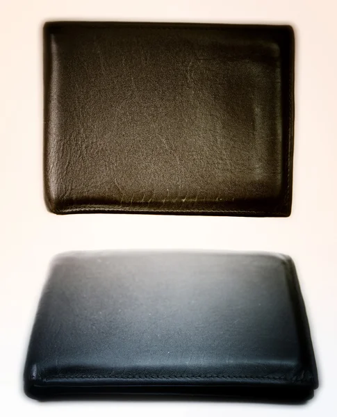 Чёрный кошелек — стоковое фото