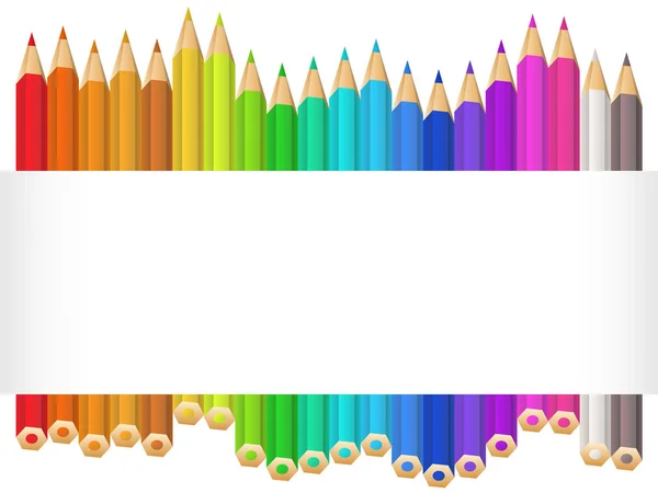 Color pencils — Stock Vector