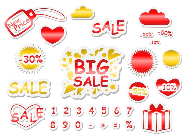 Sale icons — Stock Vector