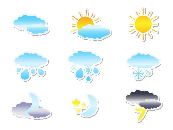Conditions météorologiques — Image vectorielle