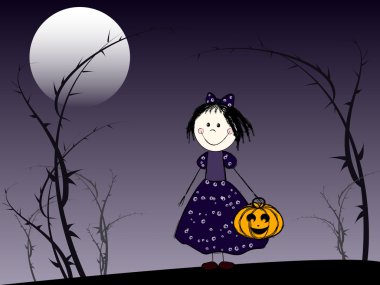 Halloween walking clipart