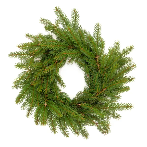 Spruce Fir Pine Wreath — Stock Photo, Image