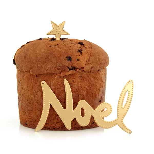 Panettone Christmas Cake — Stock Photo, Image