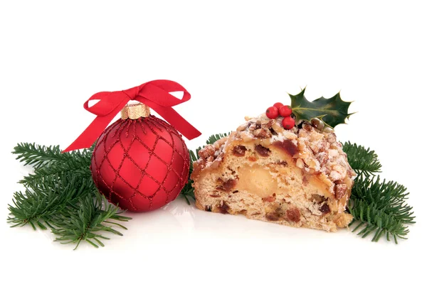 Охлажденный рождественский пирог — стоковое фото