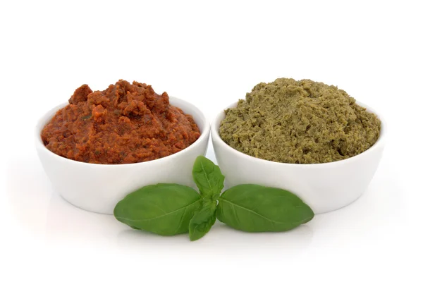 Pesto Varieties — Stock Photo, Image