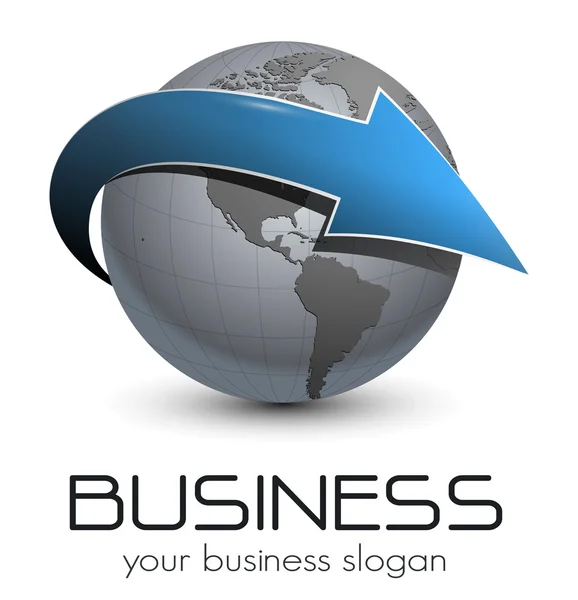 Logo Biznes. — Wektor stockowy