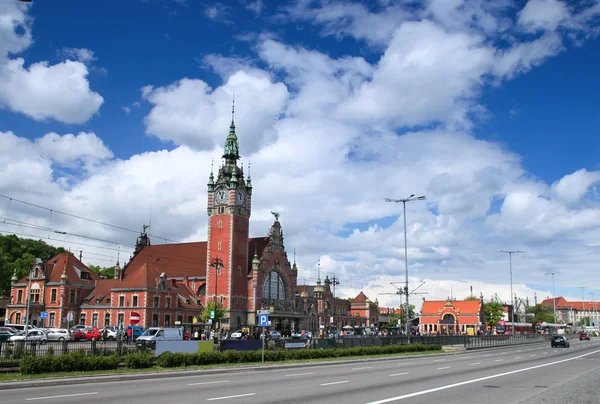 Gdansk railway station — Stock Photo, Image