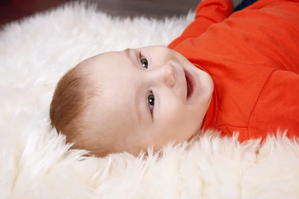 Imádnivaló baba fiú — Stock Fotó