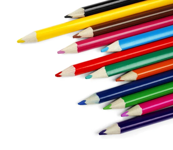 Ser farbują ołówek — Zdjęcie stockowe