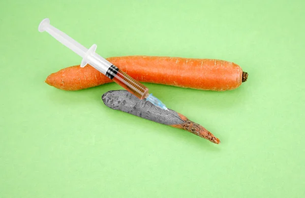 Carrot genetic modified — Stock Photo, Image
