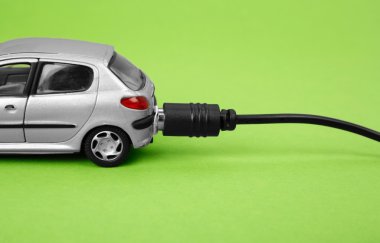 Eco-friendly car clipart