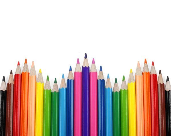 Σύνολο χρωμάτων μολύβι — Φωτογραφία Αρχείου