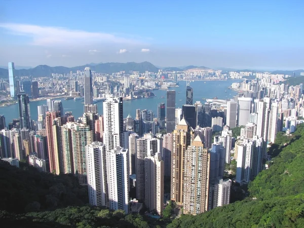 stock image Hong Kong panorama