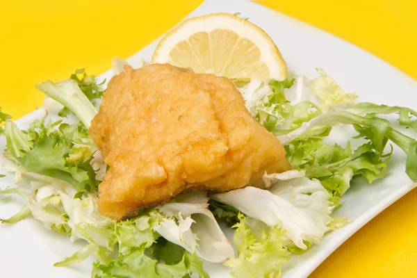 Fried cod fish — Stock Photo, Image