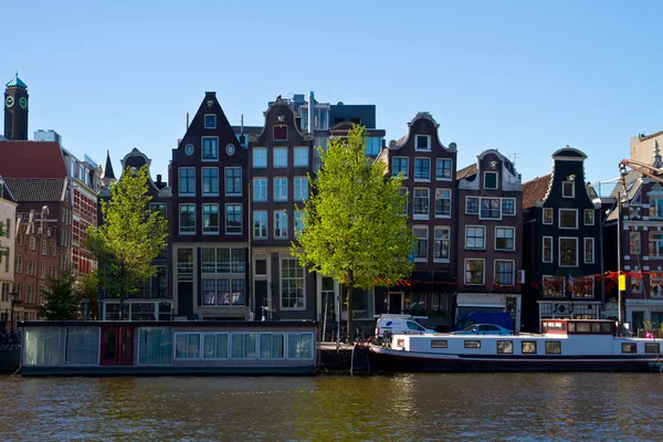 Canal de Amsterdam — Foto de Stock