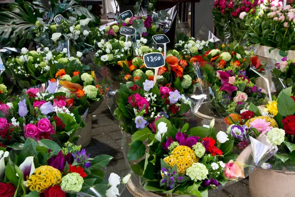 stock image Flowers market