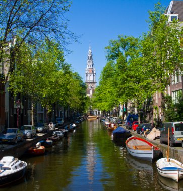 Amsterdam canal clipart