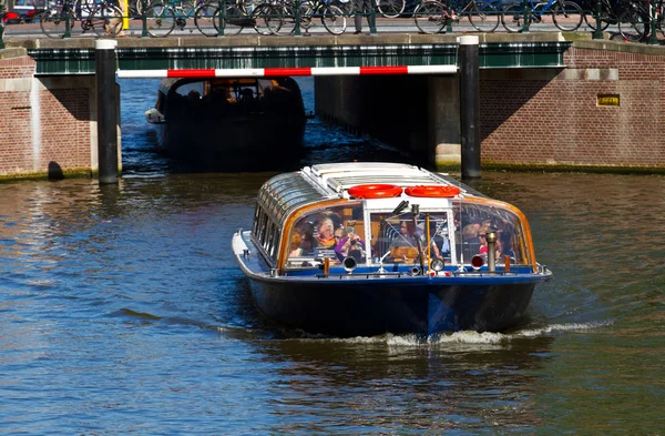 Kanal Amsterdam — Stok Foto