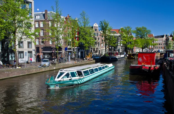 Amsterdam-kanalen – stockfoto