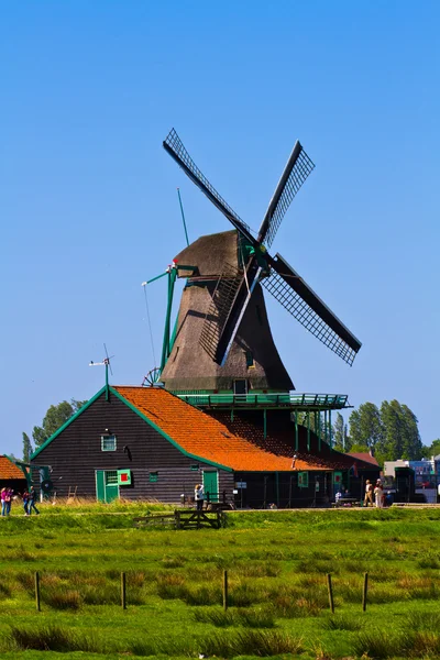 Tuulimylly Hollannissa — kuvapankkivalokuva