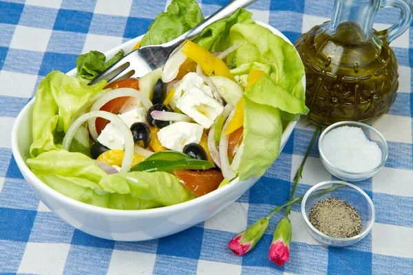 Feta-Salat — Stockfoto